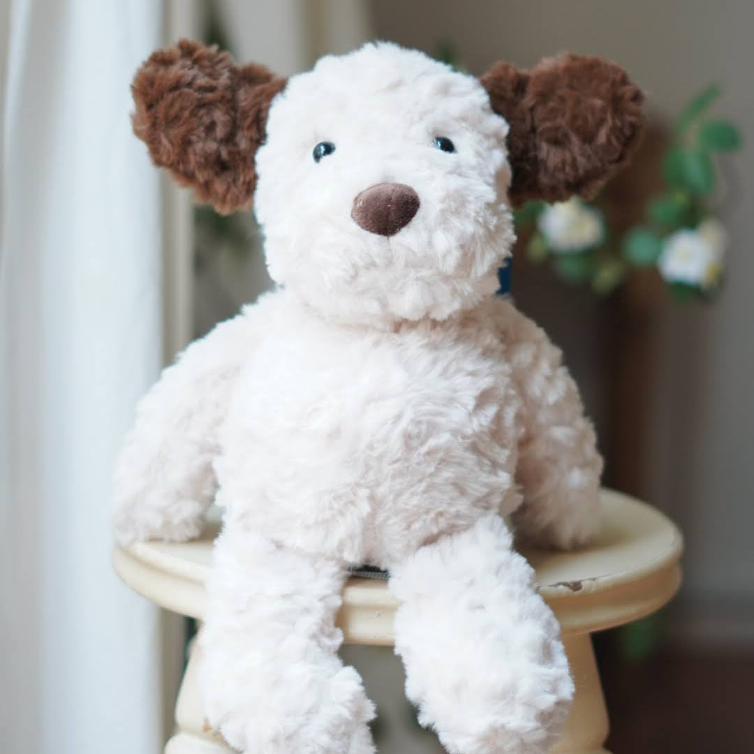 brown eared dog stuffed toy