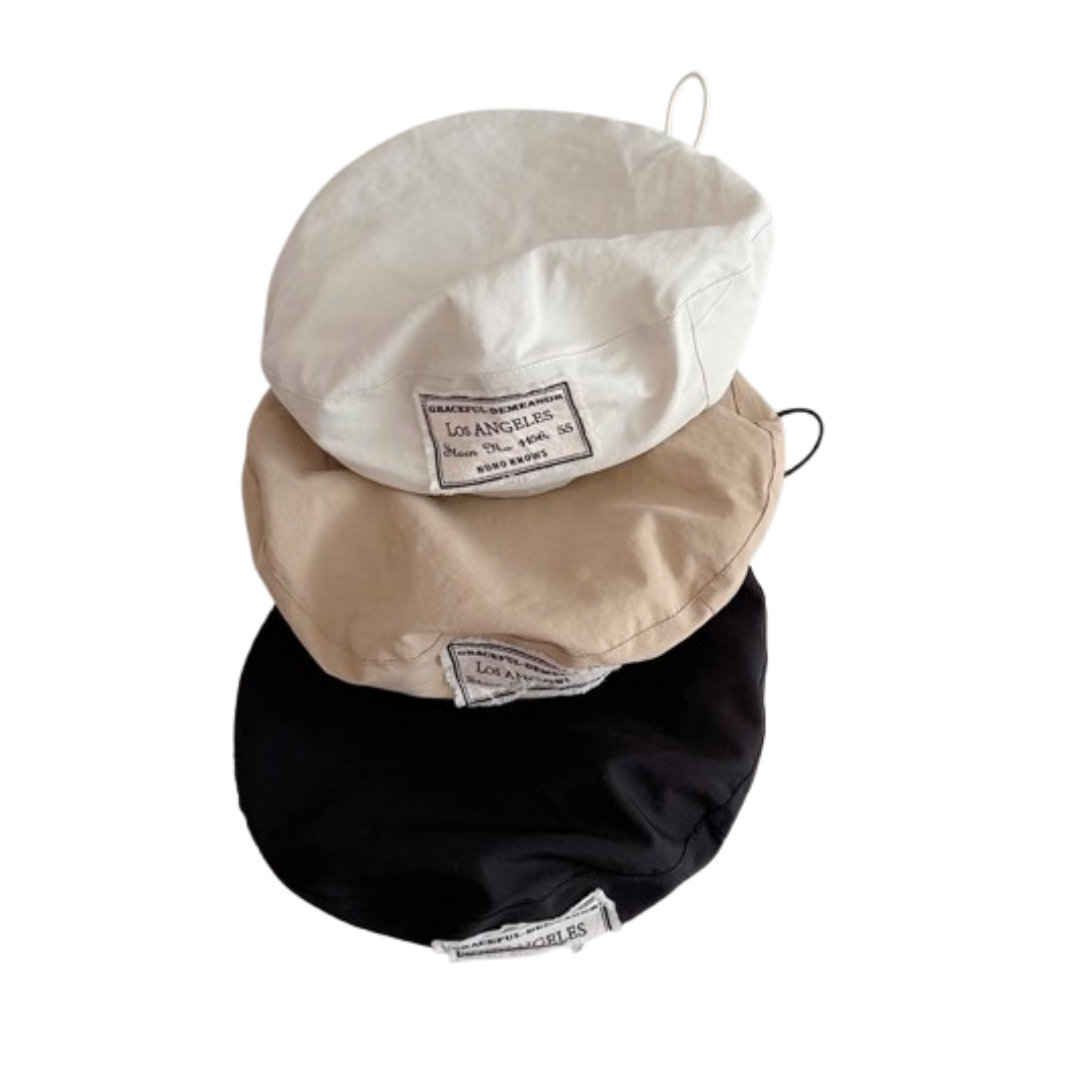 ★新品★【AnSPINNEN】カシミア100%　ベレー帽　ベージュくるみの木別注 hy-link_knit-1339-01-05