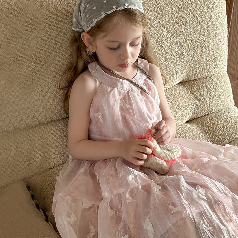 ホルターネックバタフライワンピース