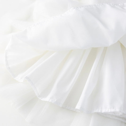 ホワイトレースプリンセスドレス