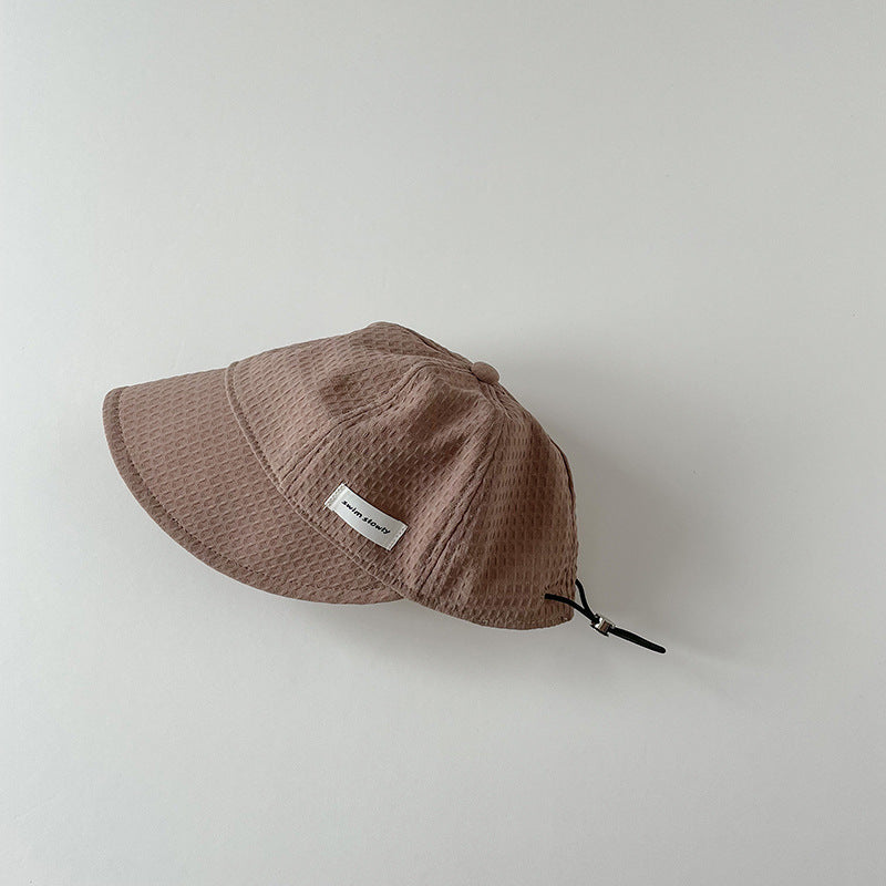 【即日発送】カラーワッフル日除けキャップ(8color)