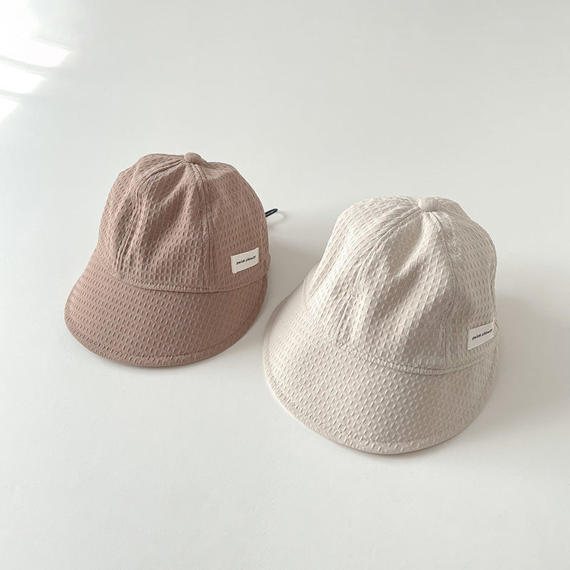 【即日発送】カラーワッフル日除けキャップ(8color)