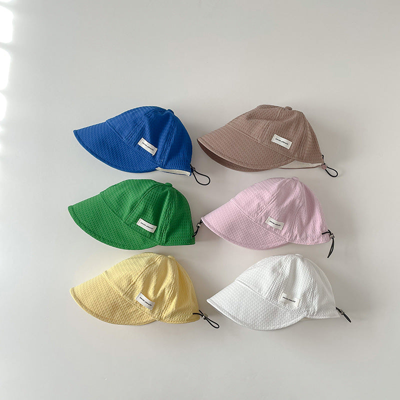 【即日発送】カラーワッフル日除けキャップ(8color)