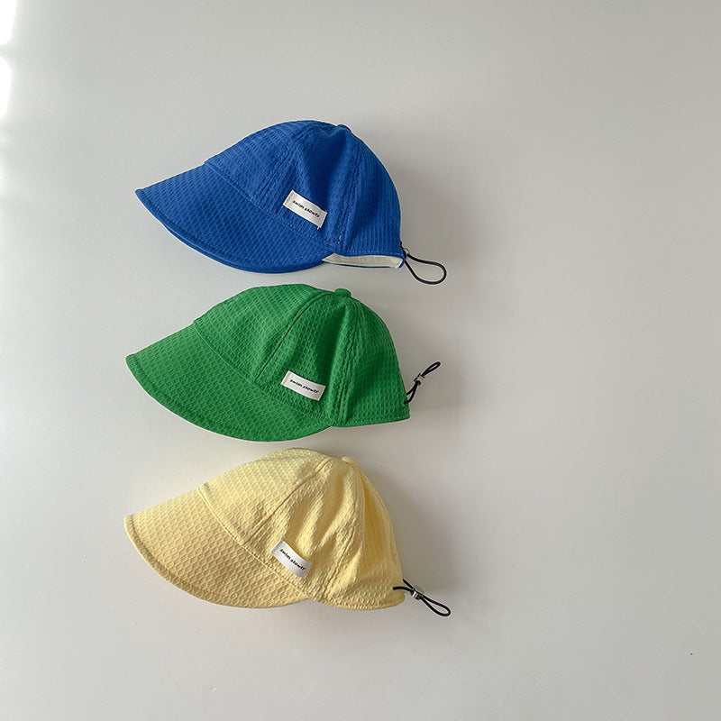 【即日発送】カラーワッフル日除けキャップ(8color)