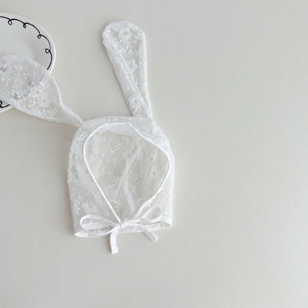 レースラビットボンネット(4color)