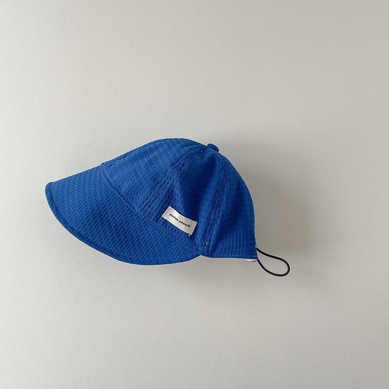 【即日発送】カラーワッフル日除けキャップ(8color)