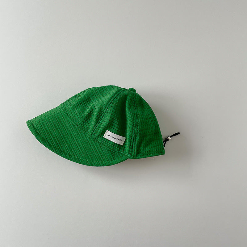 【即日発送】カラーワッフル日除けキャップ(8color)