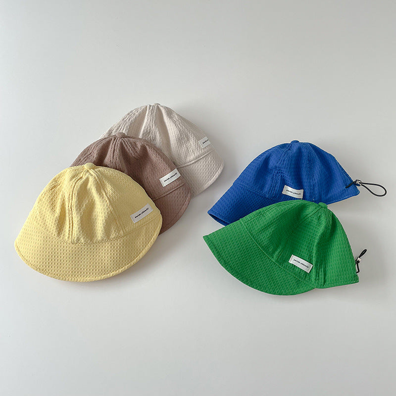 【即日発送】カラーワッフル日除けキャップ(8color)
