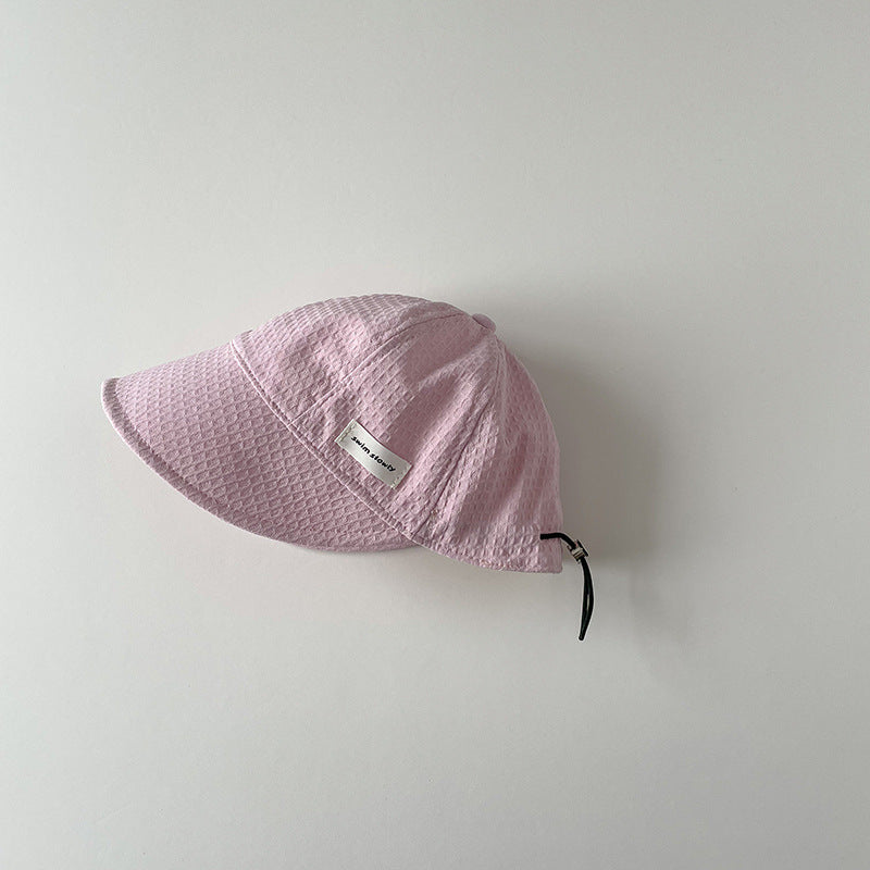 【即日発送】カラーワッフル日除けキャップ(8color)