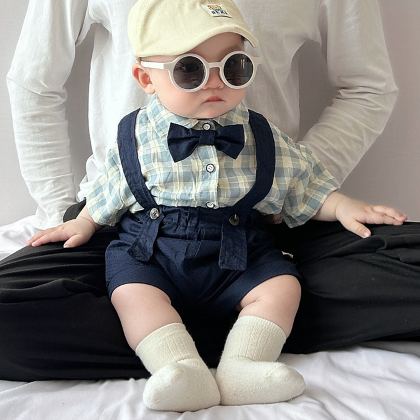 ネイビーフォーマルサマーセットアップ(2color)