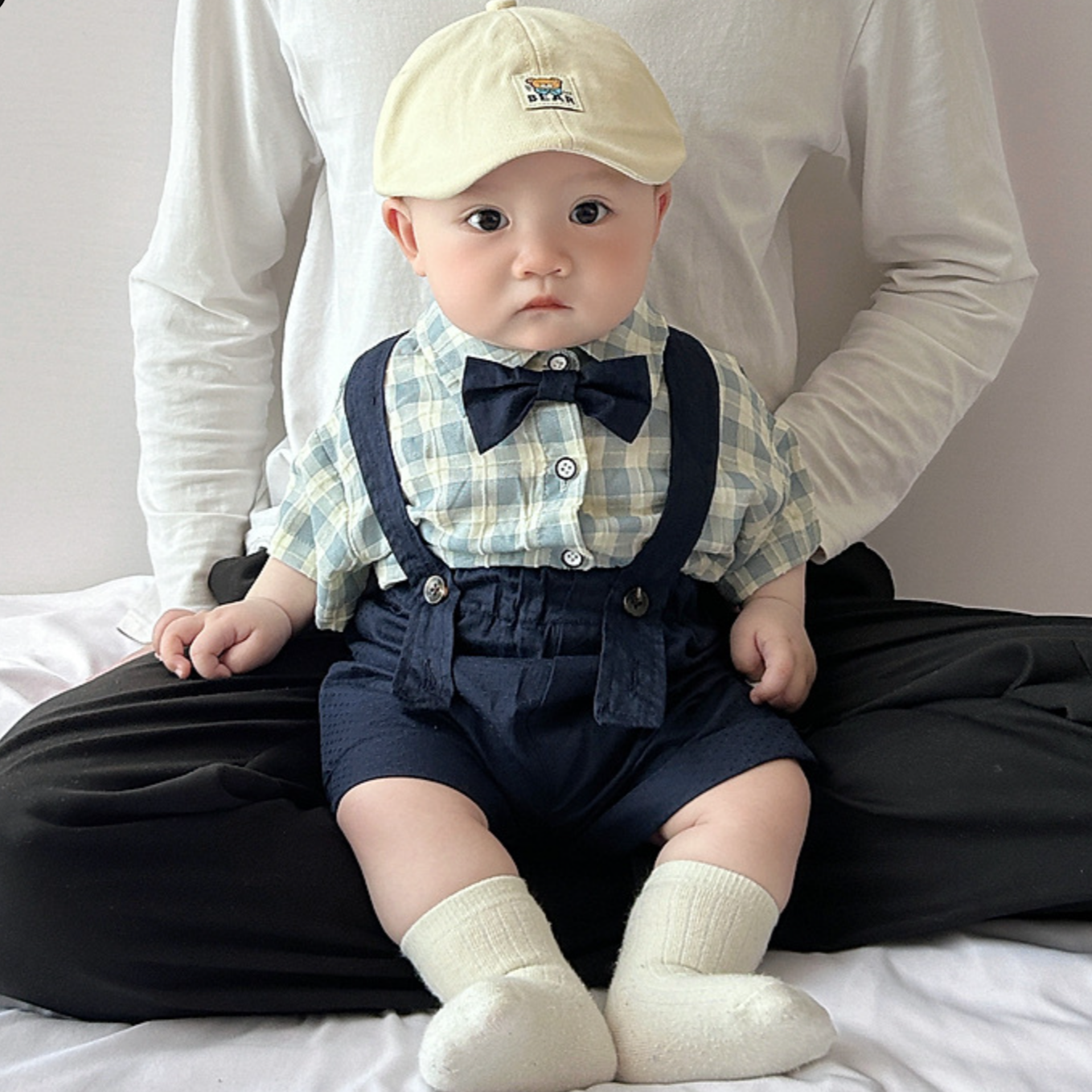 ネイビーフォーマルサマーセットアップ(2color)