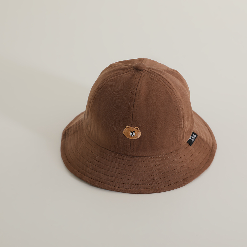 クマさん刺繍サンハット(6color)