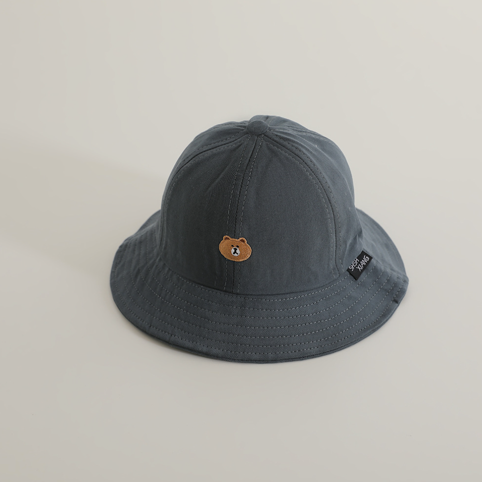 クマさん刺繍サンハット(6color)