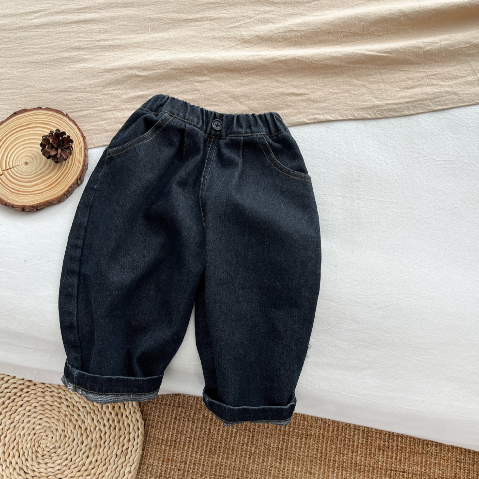 ワイドデニムパンツ(2color)