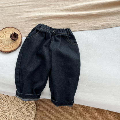 ワイドデニムパンツ(2color)