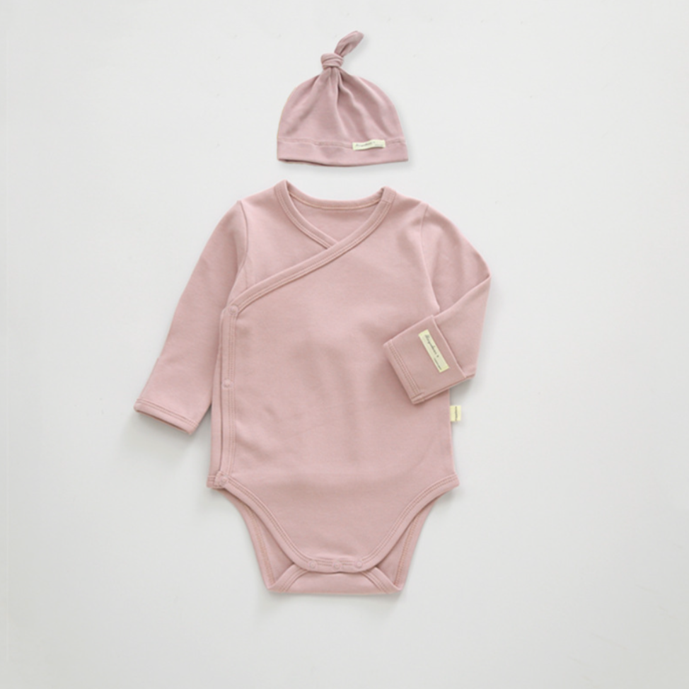 ベビーコットンロンパース(6color)