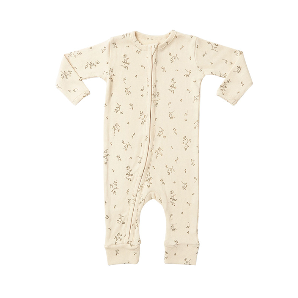 北欧ベビージッパーロンパース(4color)