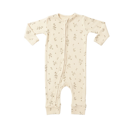 北欧ベビージッパーロンパース(4color)