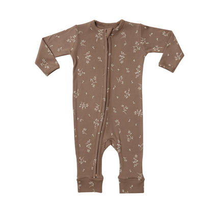 北欧ベビージッパーロンパース(4color)