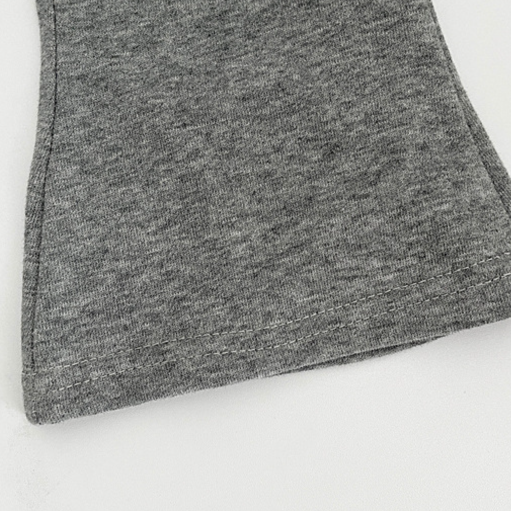 フェイクピースフレアパンツ(2color)