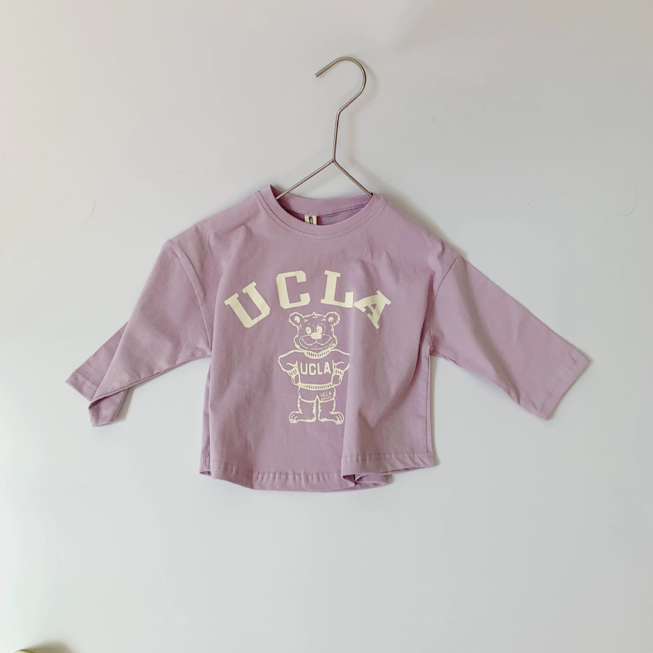 🅽🅴🆆 [3color / 80-130] ラフベアプリントTシャツ