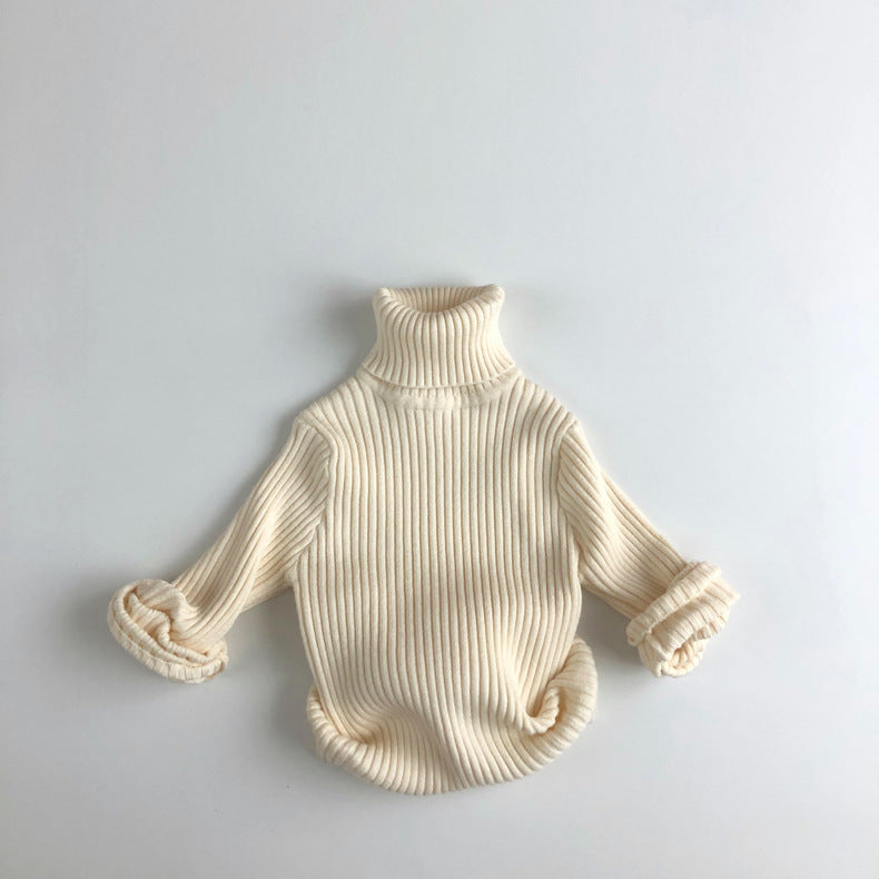 🅽🅴🆆 [5color / 80-140] もっちりリブタートルネック