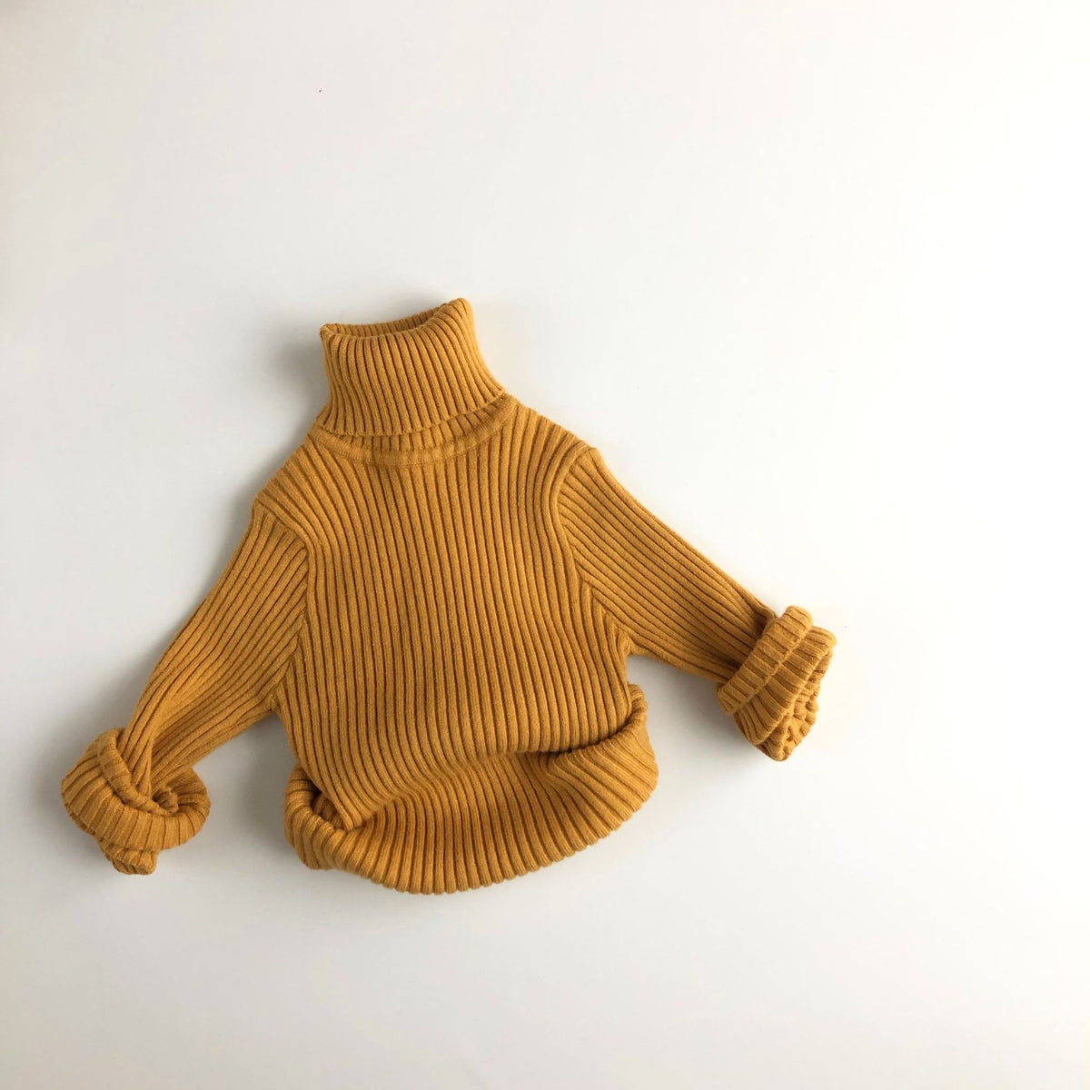 🅽🅴🆆 [5color / 80-140] もっちりリブタートルネック