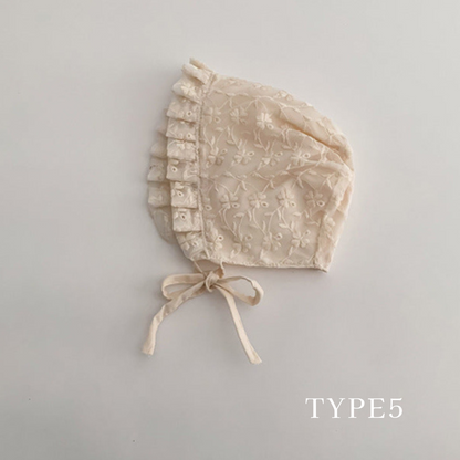 カントリーレースベビーボンネット(5type)