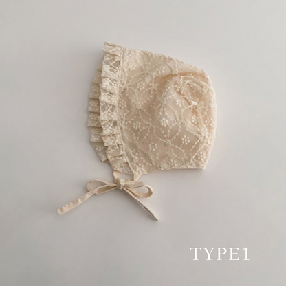 カントリーレースベビーボンネット(5type)