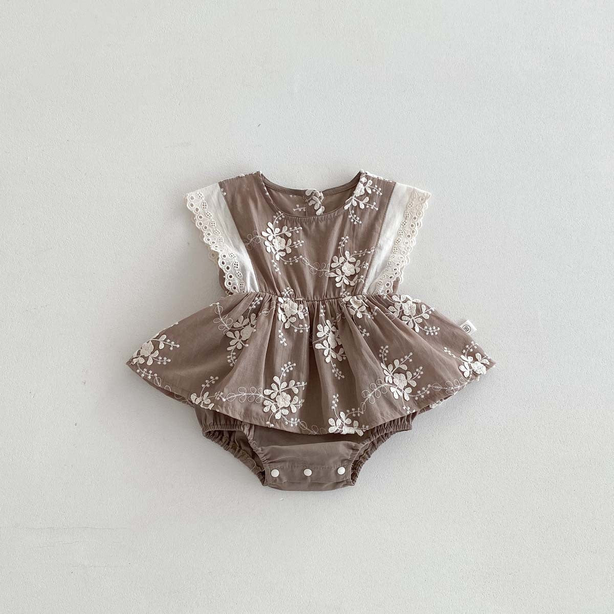 フローラルカントリーロンパース(2color)