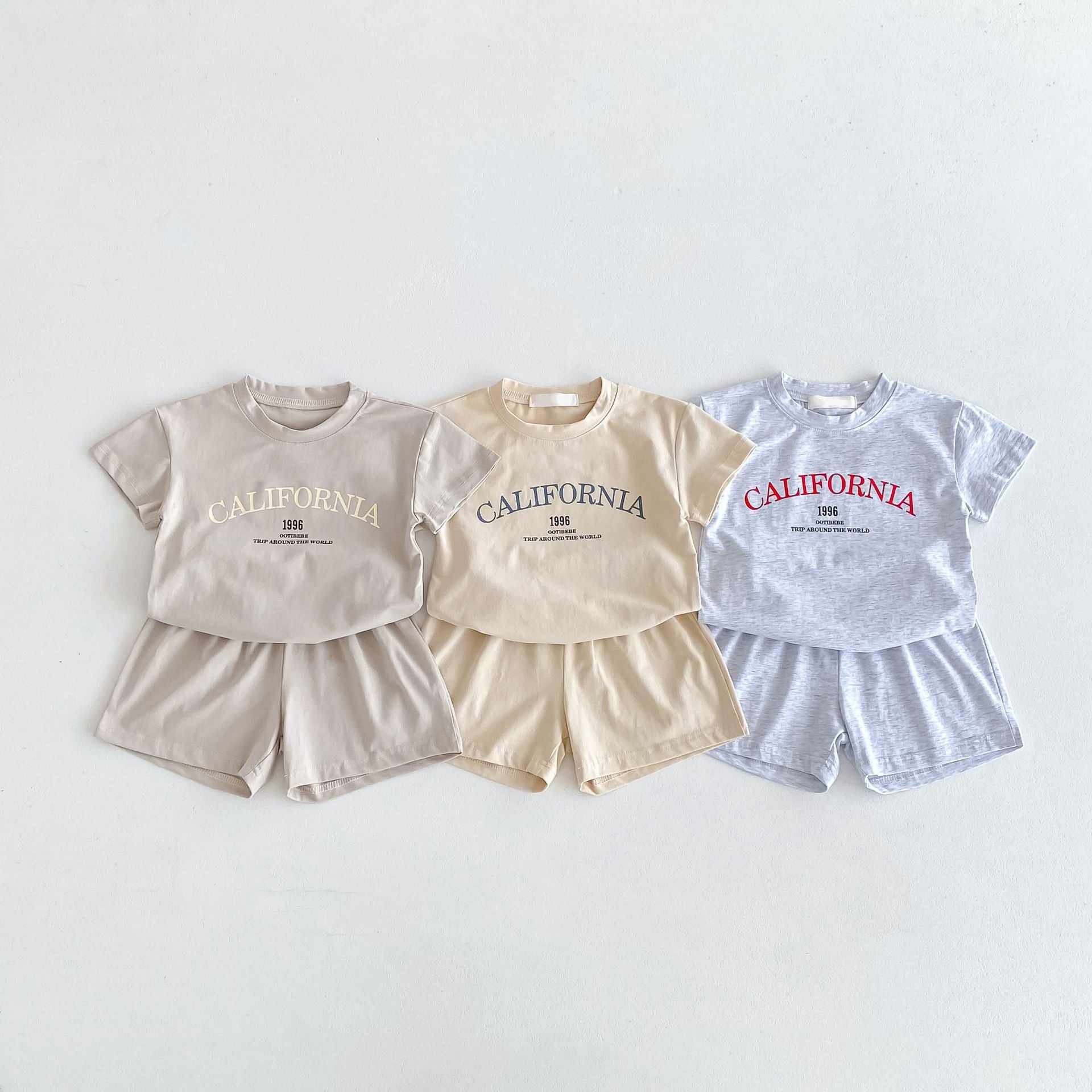 フレンチカジュアルサマーセット(3color)