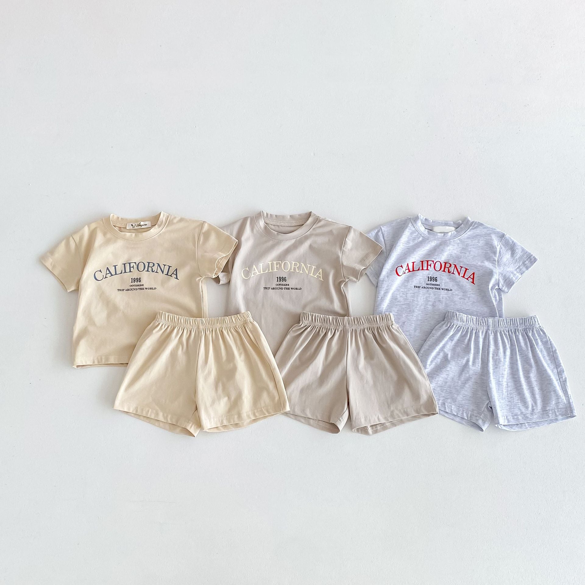 フレンチカジュアルサマーセット(3color)