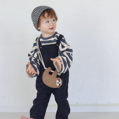 [3color / 66-100] コーデュロイこっくりサロペット