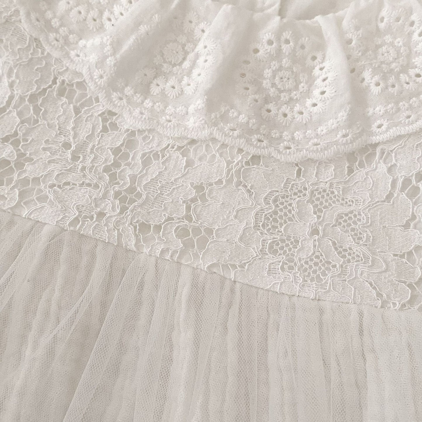 ヨーロピアンレースサマードレスロンパース