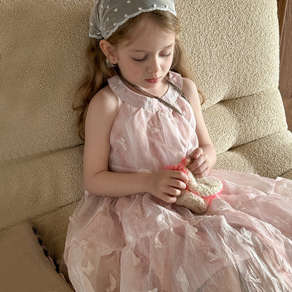 ホルターネックバタフライワンピース