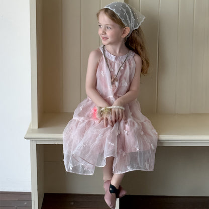 ホルターネックバタフライワンピース