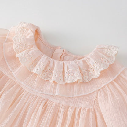 ヨーロピアンパフレースドレス(2color)