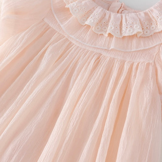 ヨーロピアンパフレースドレス(2color)