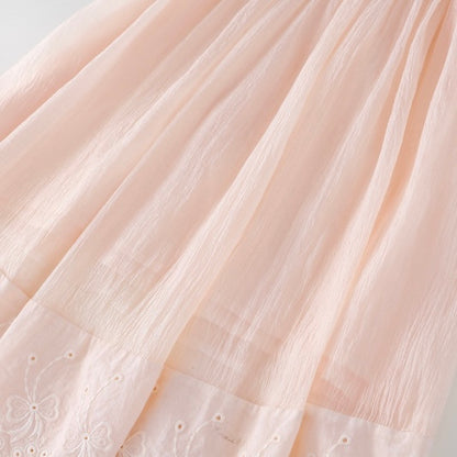 ヨーロピアンパフレースドレス(2color)