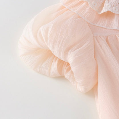 ヨーロピアンパフレースドレス(2color)