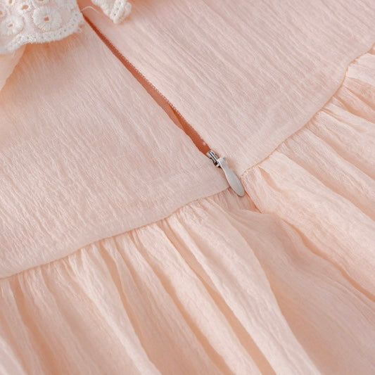 ヨーロピアンパフレースドレス(2color)