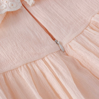 ヨーロピアンパフレースドレス(2color)