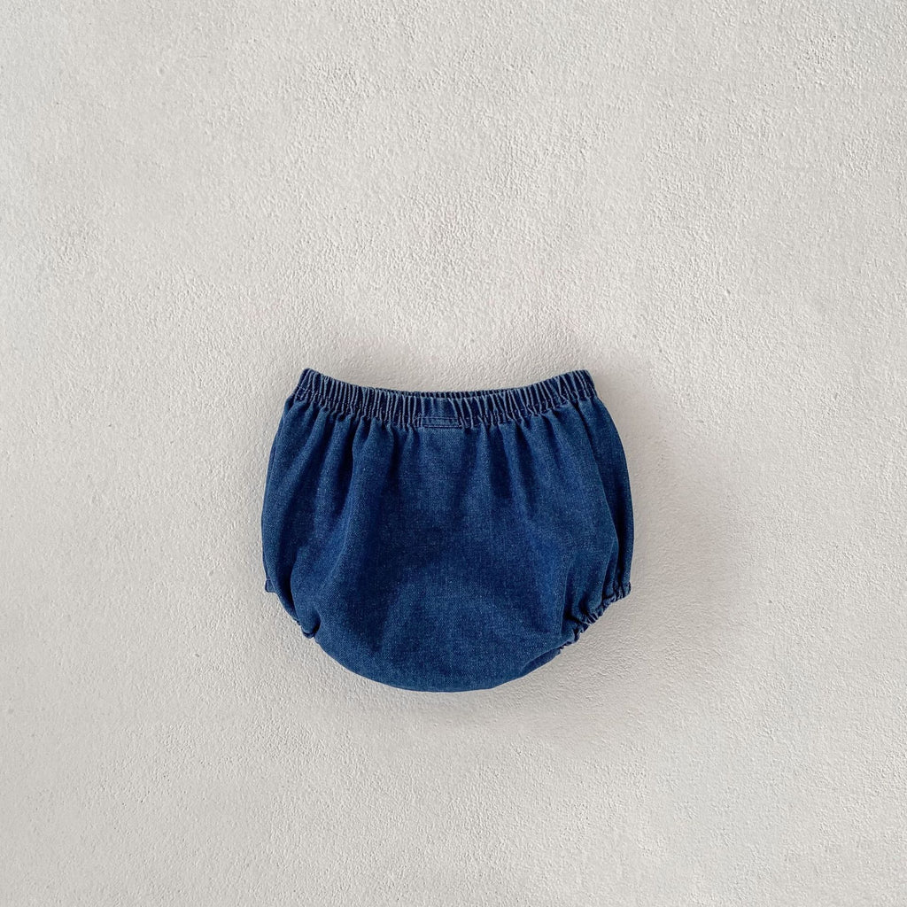 デニムノースリーブセットアップ