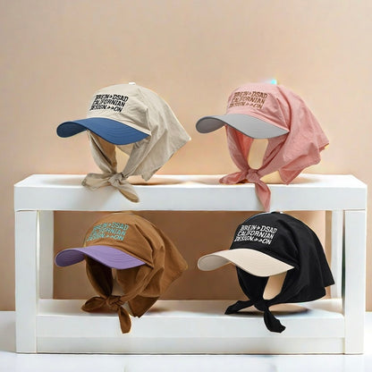 ロゴ刺繍スカーフキャップ(4color)