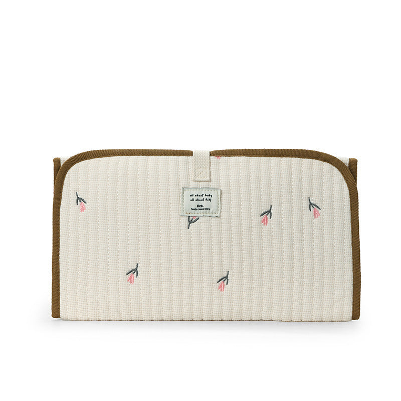 キルティングベビーおむつ替えマット(2color)