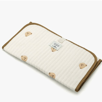 キルティングベビーおむつ替えマット(2color)