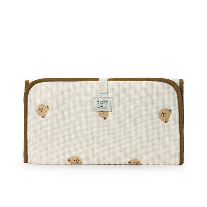 キルティングベビーおむつ替えマット(2color)