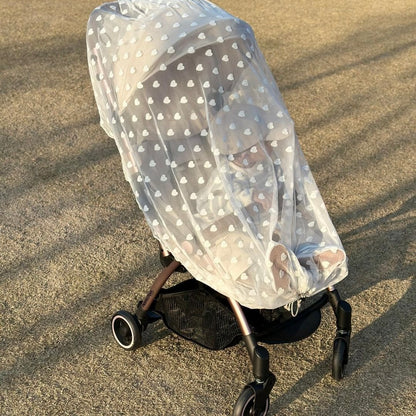 ハートレース防蚊カバーベビーカー