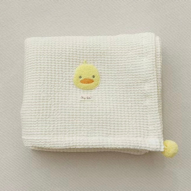 コットンワッフルブランケット(4color)