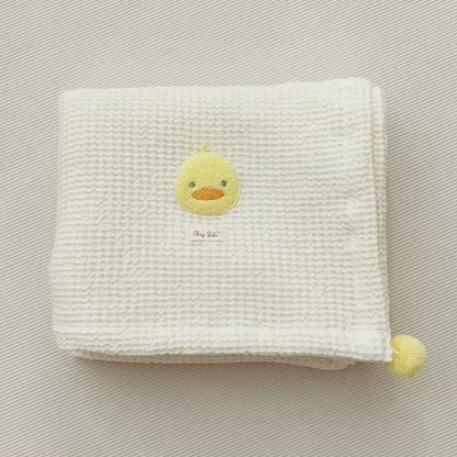 コットンワッフルブランケット(4color)